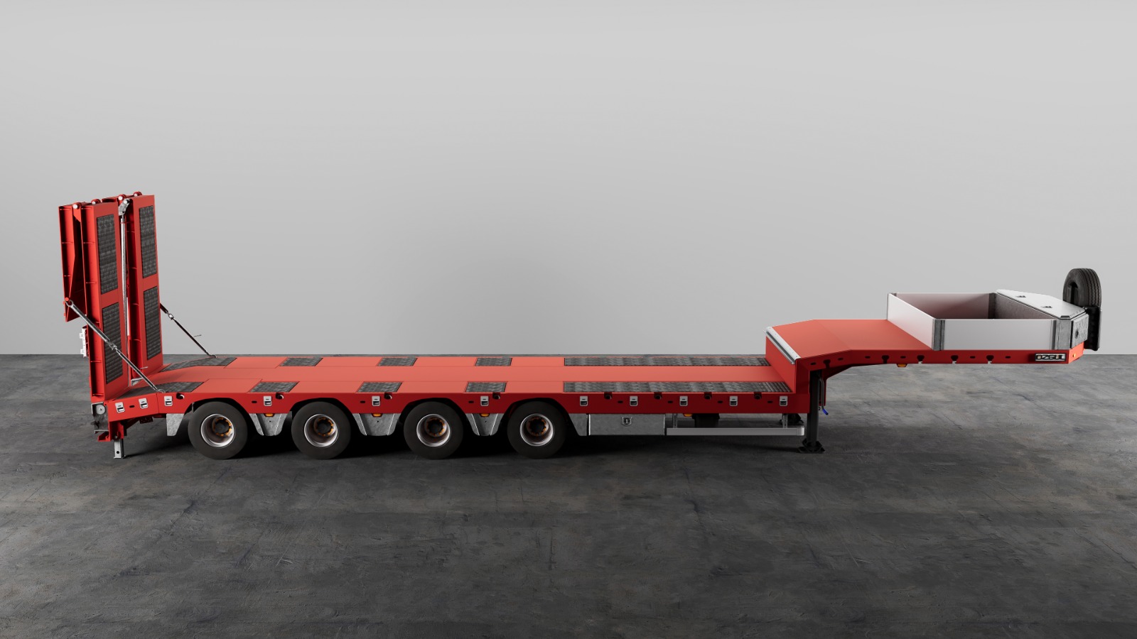 4 Dingilli Sabit Lowbed
